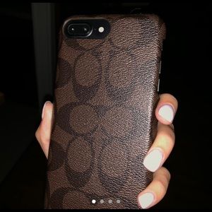 Authentic Coach iPhone 7plus 8plus Phone Case